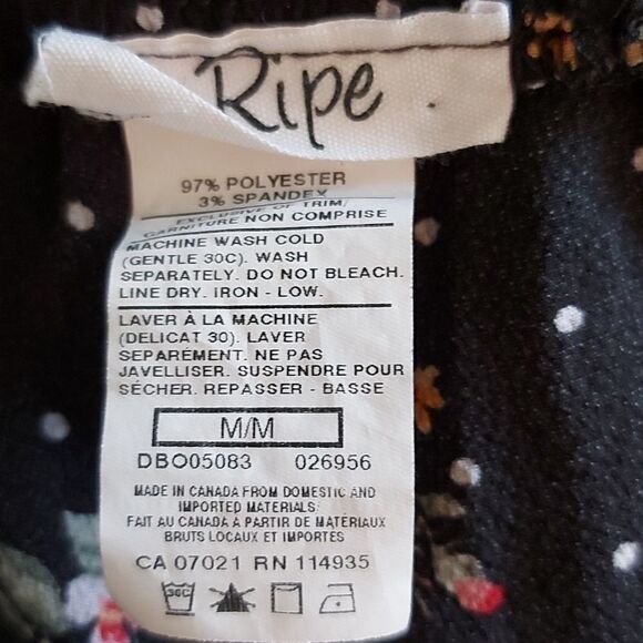 RIPE Flower Print Shorts Size Medium - Picture 4 of 4